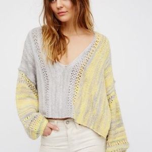 Free People cropped sweater